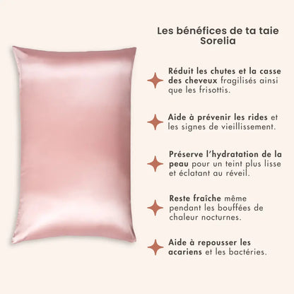 Taie 100% soie – Sorelia