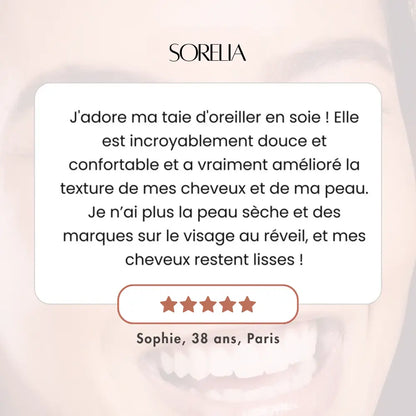 Taie 100% soie – Sorelia